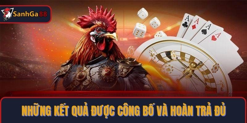 Những kết quả được công bố và hoàn trả đủ