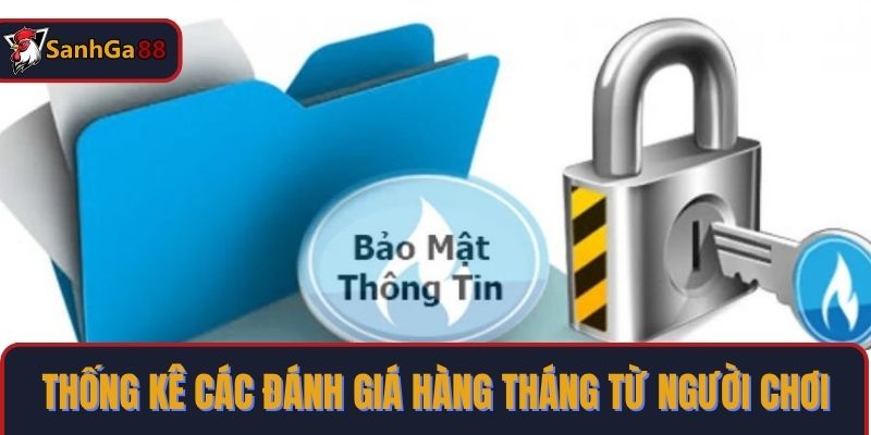 Thống kê các đánh giá hàng tháng từ người chơi